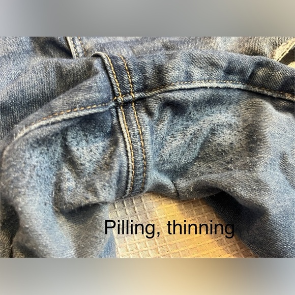 American Eagle Next Level Stretch Hi-Rise Jegging Distressed Blue Jeans 18 Short - Picture 10 of 16